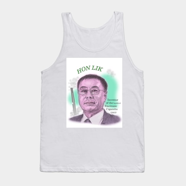 Hon Lik, Inventor of the Electronic Cigarette Tank Top by eedeeo